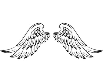 Download Angel Wings Svg | Etsy Studio