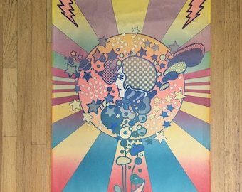 1968 Peter Max poster Adam Cosmo FREE SHIPPING