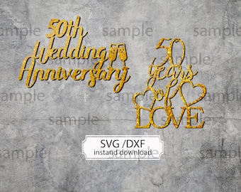 Free Free 210 50Th Wedding Anniversary Svg SVG PNG EPS DXF File