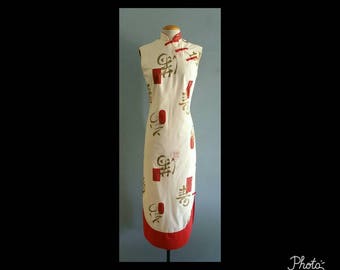 Hong Kong by Alfred Shaheen vintage cheongsam dress