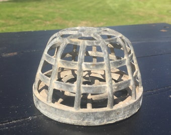 Vintage Metal Cage Style Flower Frog