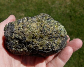 Vintage PERIDOT SPECIMEN from Arizona*Olivine Basalt*Forsterite*August Birthstone