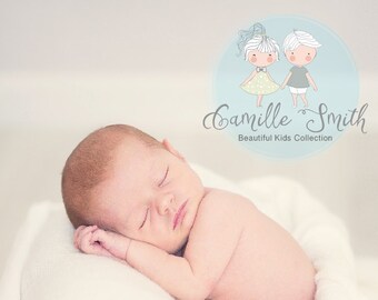 Children pre-made Logo, Kids Logo Design, Baby Boutique Logo, Baby neutral Logo design (25-LOGO)