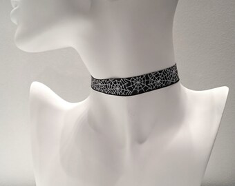 Spider Web Halloween Choker