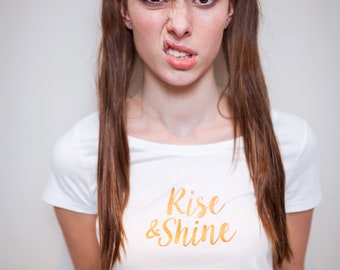 Silkiss T-Shirt Organic Cotton "Rise&Shine"