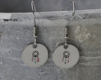 Dreamcatcher Steel Earrings