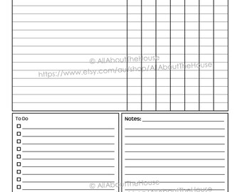 weekly planner 2016 2017 etsy