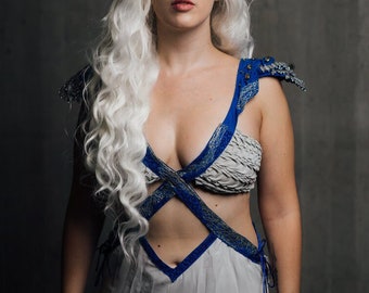 Daenerys Targaryen mother of dragons cosplay costume season 4 game of thrones