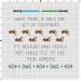 When there is only one set of footprints..... sand people - Cross Stitch Pattern - Instant Download
