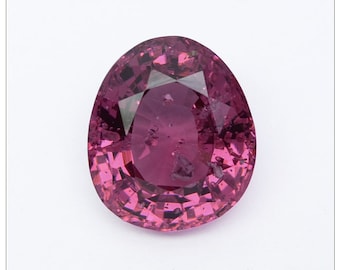 10+ Carat Pink Spinel Faceted Pear Shape Gemstone