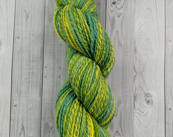 Handspun Merino, Spring Greens
