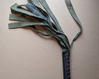 Leather flogger bdsm whip