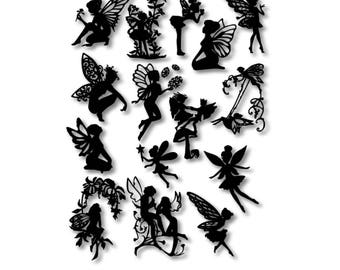 Die Cut Fairy Mix... Fairy Jars, scrapbooking, card decorating and so much more. #AL-18