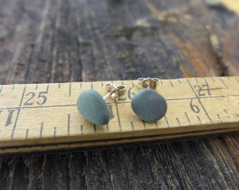 Beach Pebble Stud Earrings