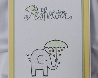 Homemade Baby Shower Invitations (Set of 5)