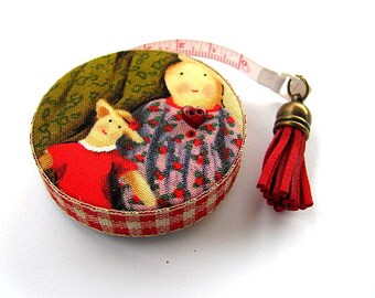 Tape Measure Primitive Dolls Retractable Pocket Tape Measure