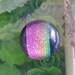 Round cabochons fused Dichroic, colorful, 14 x 6 mm glass dishes