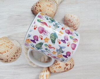 Sea Creatures 11 oz. Coffee Mug