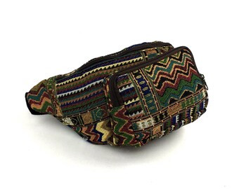 Handmade Fanny Pack - Vegan, Native American Hip bag Festival Belt Bag, Hippie Waist Purse, Unisex Bum bag, Ethnic tribal crossbody bag