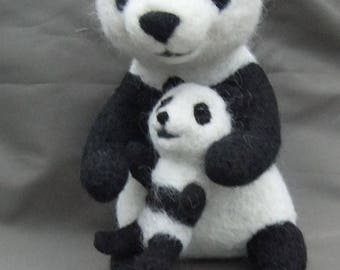 Pandas-Woolen Toy