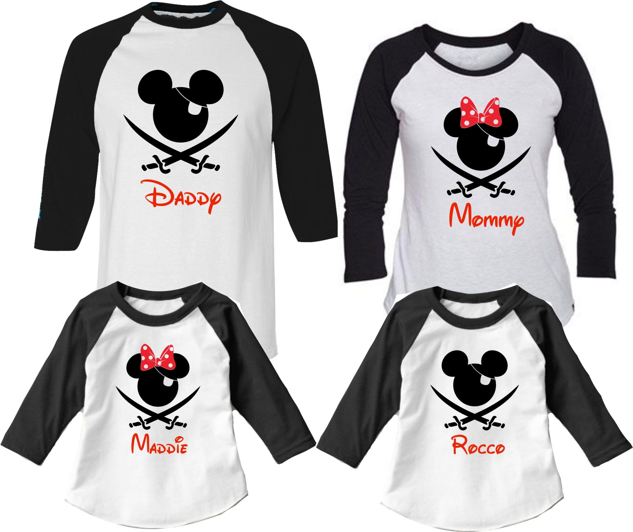 Disney Family Shirts Cruise Pirate Night Family Vacation