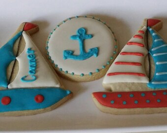 Boat cookies | Etsy