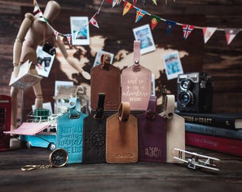 Custom Luggage tags personalized, Leather luggage tags, luggage tag favor, luggage tags wedding, groomsmen gift, mother’s day wedding favors