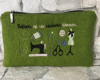 Travel case, purse, needle and thread, Nähutensilo, sewing, small bag, Wellness & Beauty