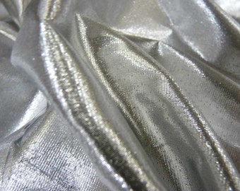 Tissue lame silver 44 in.