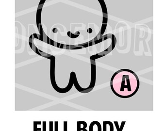 Full Body Munchkin Vinyl with NO bow - (A)