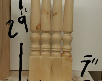 Osborne Farm Coffee Legs In Knotty Pine (Set Of Four