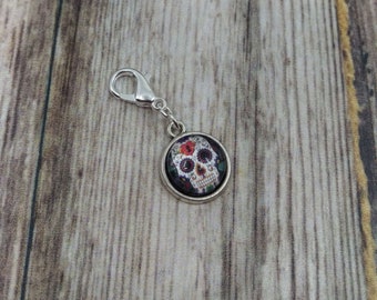 Skull - Progress Keeper / Stitch Marker - Handmade