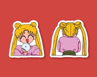 Usagi Sticker/Sailor moon sticker/anime sticker/usagi sailor moon/Kawaii sticker/Sailor moon Crystal