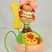 Vintage 1984 Strawberry Shortcake Rotary Phone Telephone American Greetings Toy Childs Girls Playroom Classroom Decor