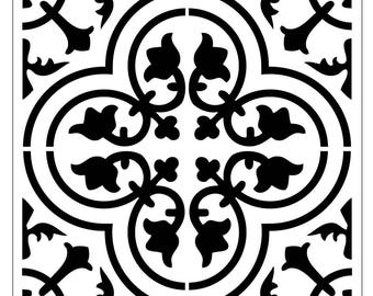 TILE30 Reusable Laser-Cut Floor or Wall Tile Stencil