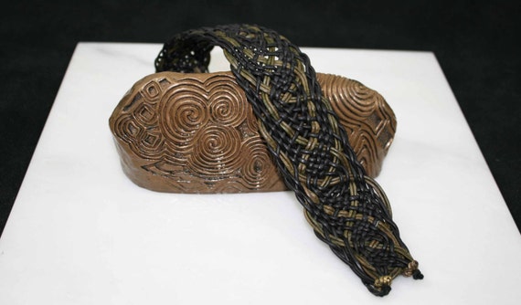 Handmade Celtic leatherwork