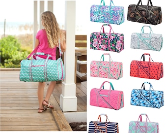 Custom Duffel Bag, Sports Bag, Overnight Travel Gym Bag Weekender Bag, Embroidered Dance Bag Monogrammed Weekend Bag Personalized Duffel Bag