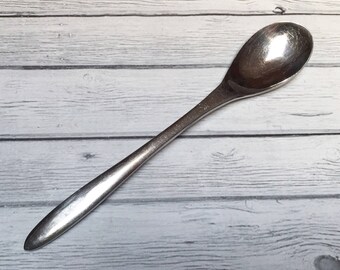 PLAYBOY Club Mid Century Modern Teaspoon Stainless Flatware MCM Japan 6-3/4"