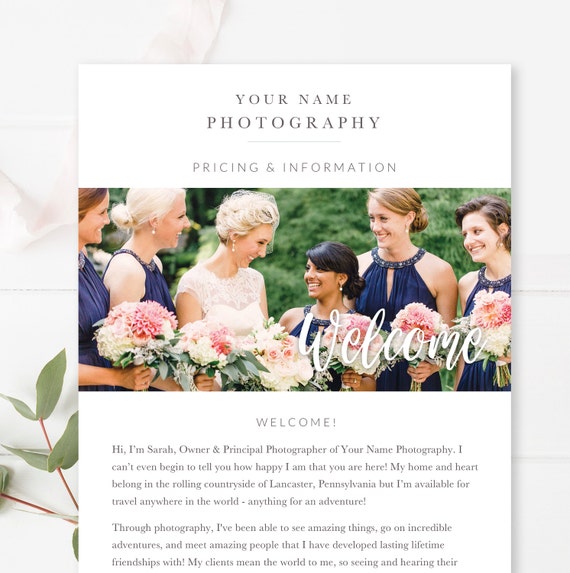 wedding photography email template email newsletter template