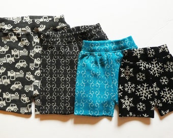Shorties 100% merino wool Cloth diaper cover - shorts