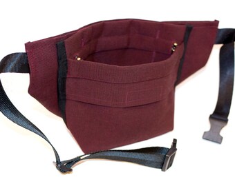 Dog Treat Training Pouch Bait Bag with French Spring Hinge - IMPROVED Design!