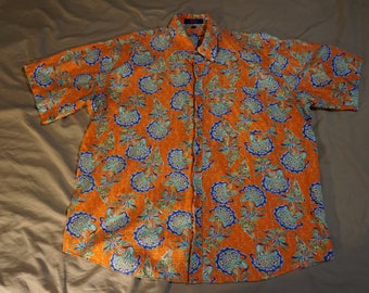 Vintage Style Alan Flusser Brand Shirt