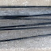mid century hairpin black wrought iron table legs set of 4 large over 28 inches tall hardware industrial