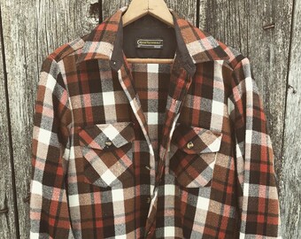 Vintage Sears Wool Plaid