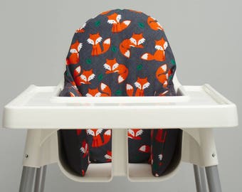 IKEA High Chair Cover, Baby Fox Decor, IKEA Antilop Cover, Highchair Cover, Blames Cushion Cover, High Chair Pyttig Insert, Woodland Nursery