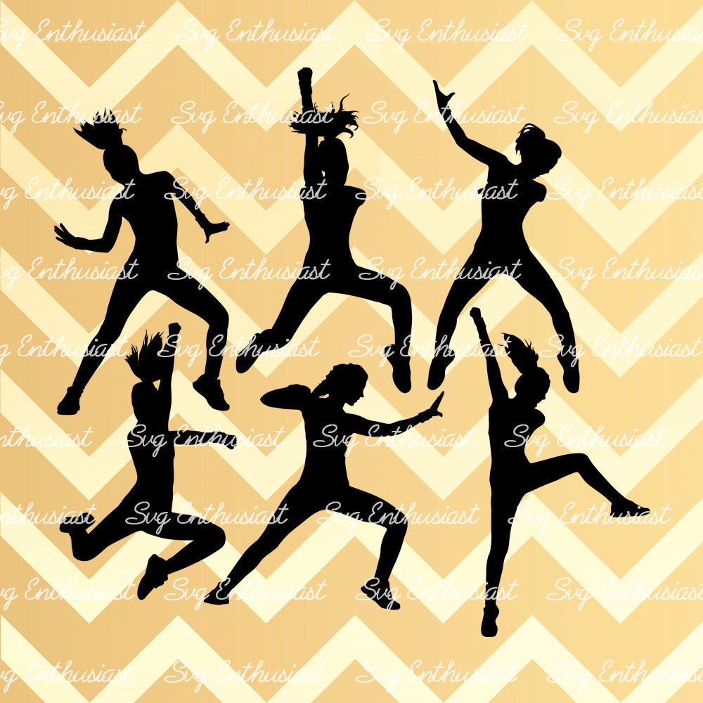 Download Dancers silhouette SVG cut files Dance workout SVG files