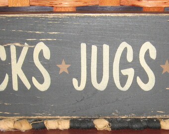 Primitive Crocks~ Jugs~Jars Sign