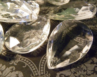 Vintage chandelier crystals