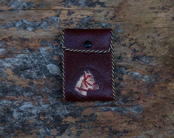 Vintage Hand Tooled Leather Western Wallet