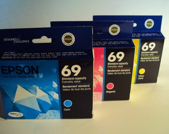 Epson DURABrite 3-Pack Cyan, Magenta, Yellow Ink Cartridges